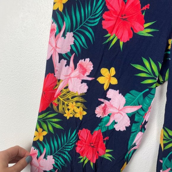 Soft Surroundings Woman's Sz S Everglade Pants Bright Tropical Florals - Picture 3 of 9